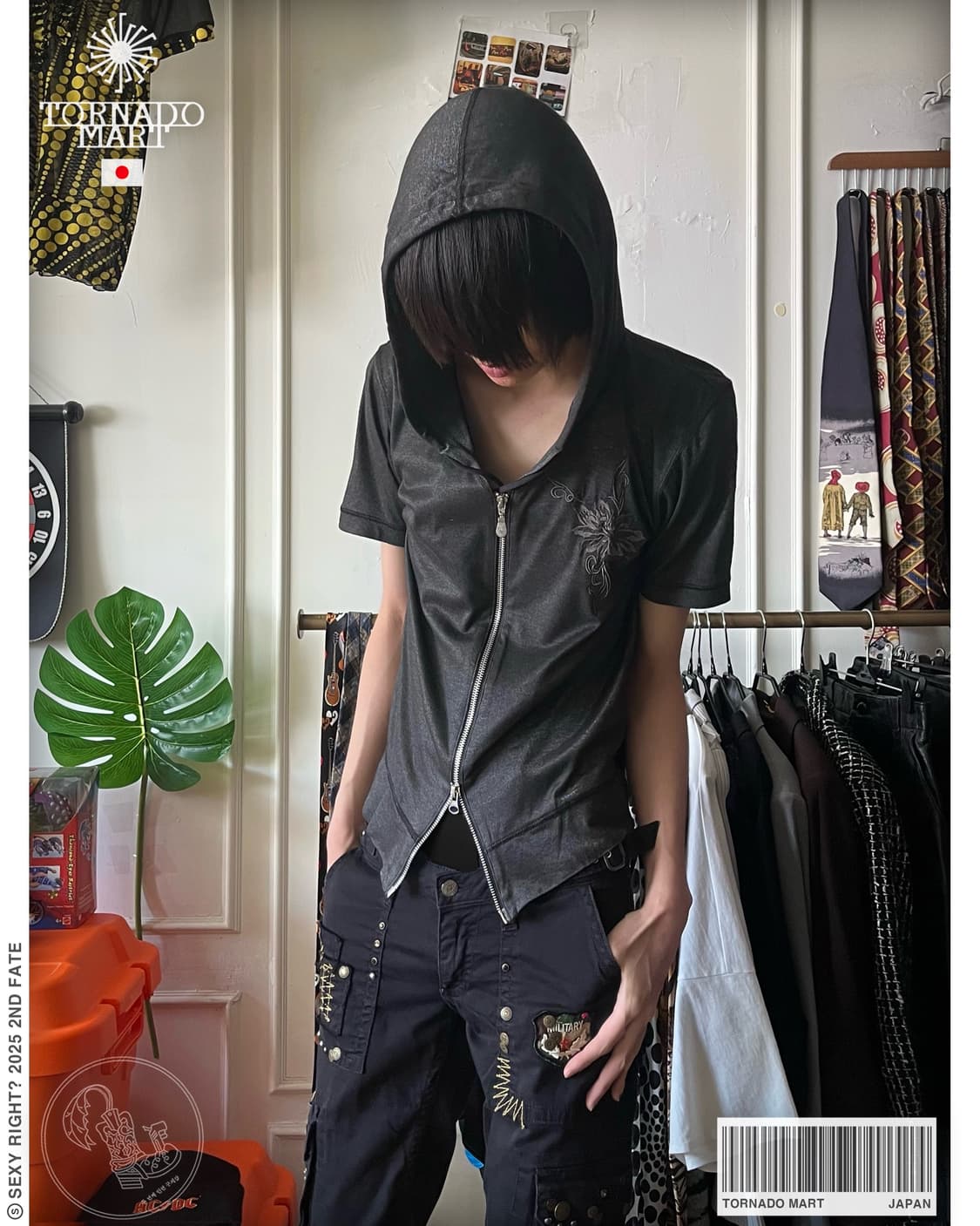 TORNADO MART Oriental 1/2 Hood Zip-up 상품이미지1