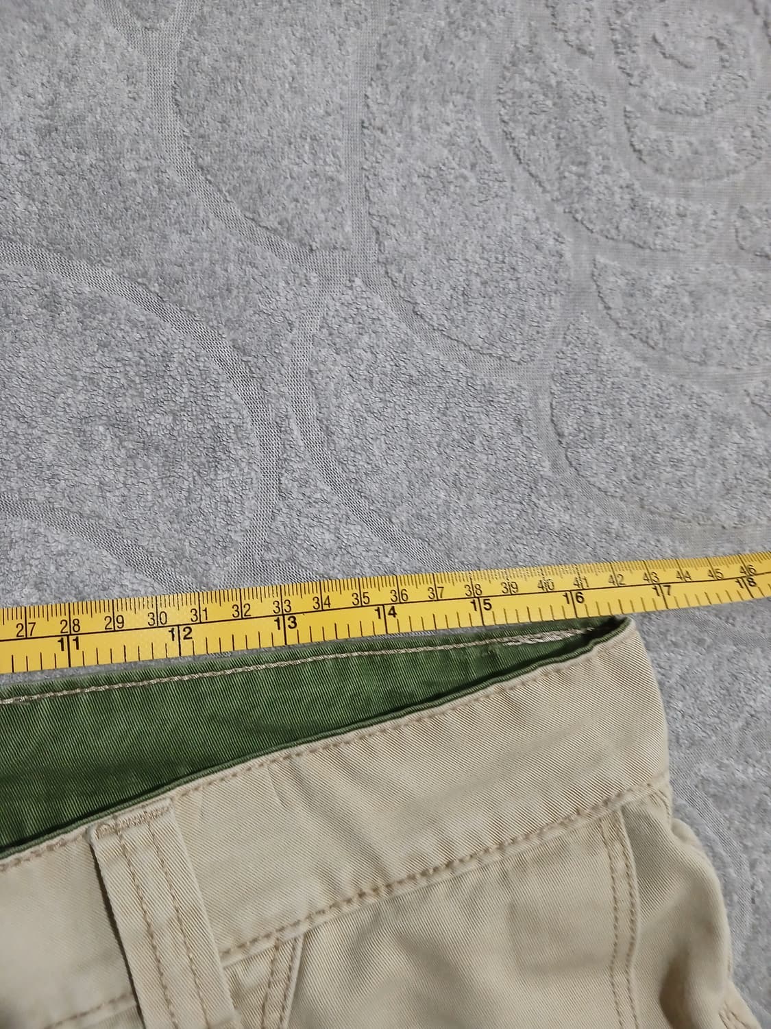 디젤(DIESEL) 코튼 하프 팬츠 베이지 33-34 상품이미지9