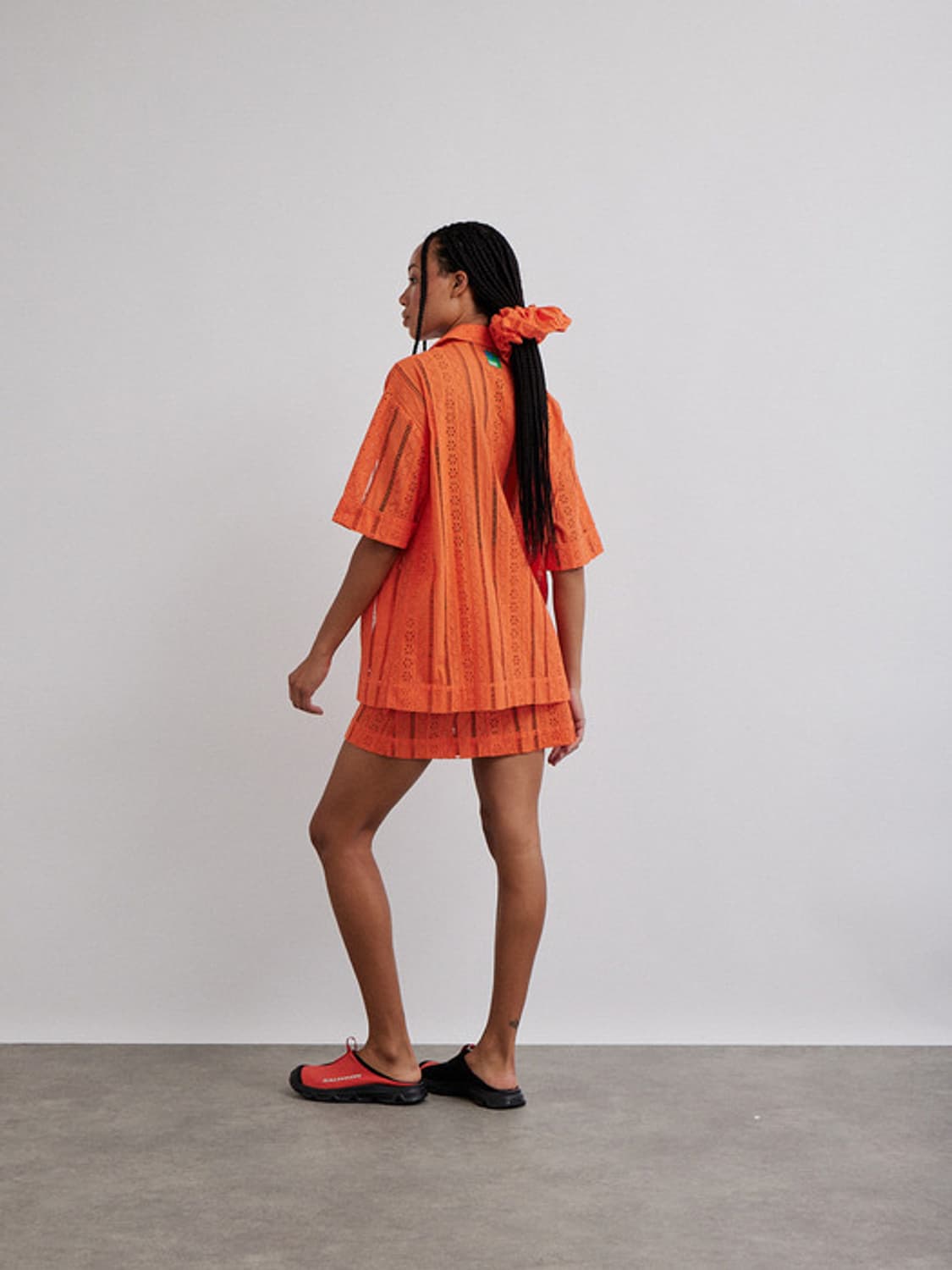 담손매더 오렌지 아일렛셔츠 상품이미지3