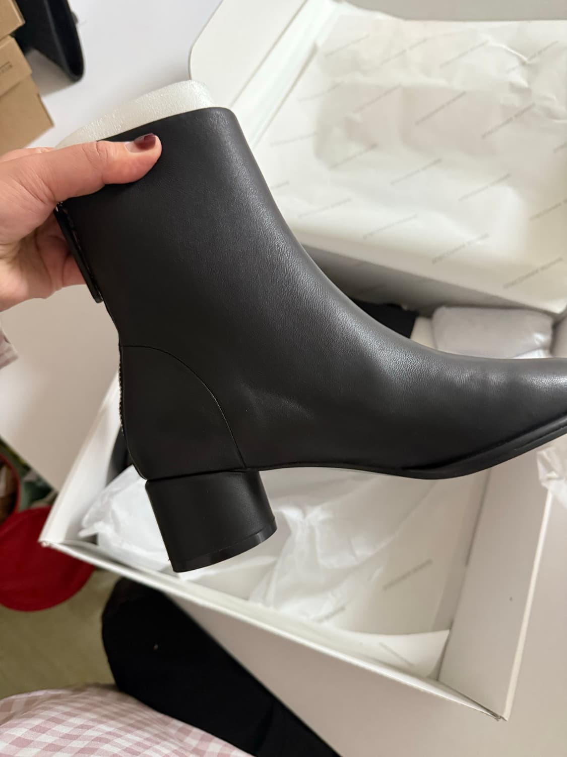 슈콤마보니 슬림라인 앵글 부츠 240 상품이미지7