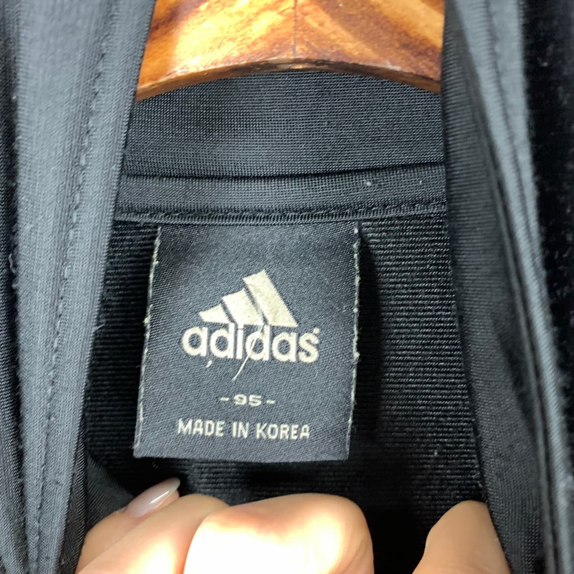 아디다스 블랙 트랙 져지  상품이미지5