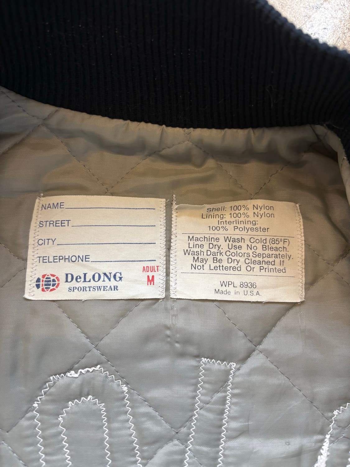 80s 85년 DeLong 유소년 스포츠 팀 바시티 상품이미지4