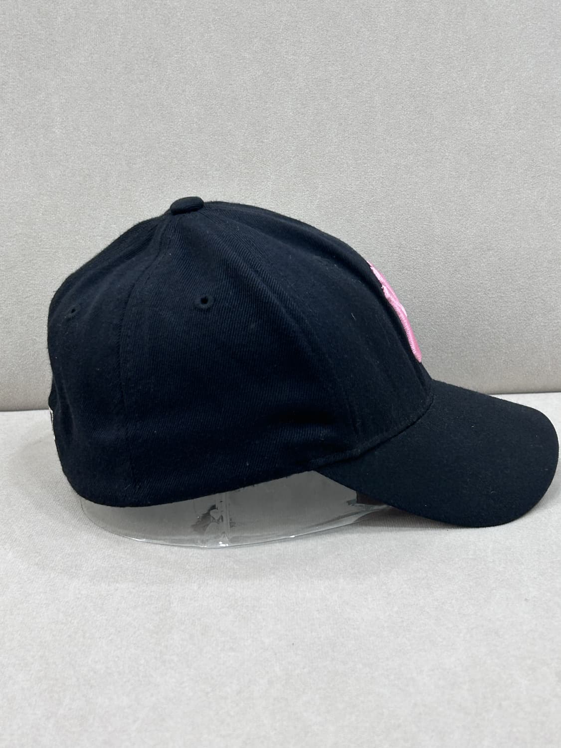 MLB 뉴욕 양키스 블랙 핑크 볼캡 야구 모자 xs-s 상품이미지5