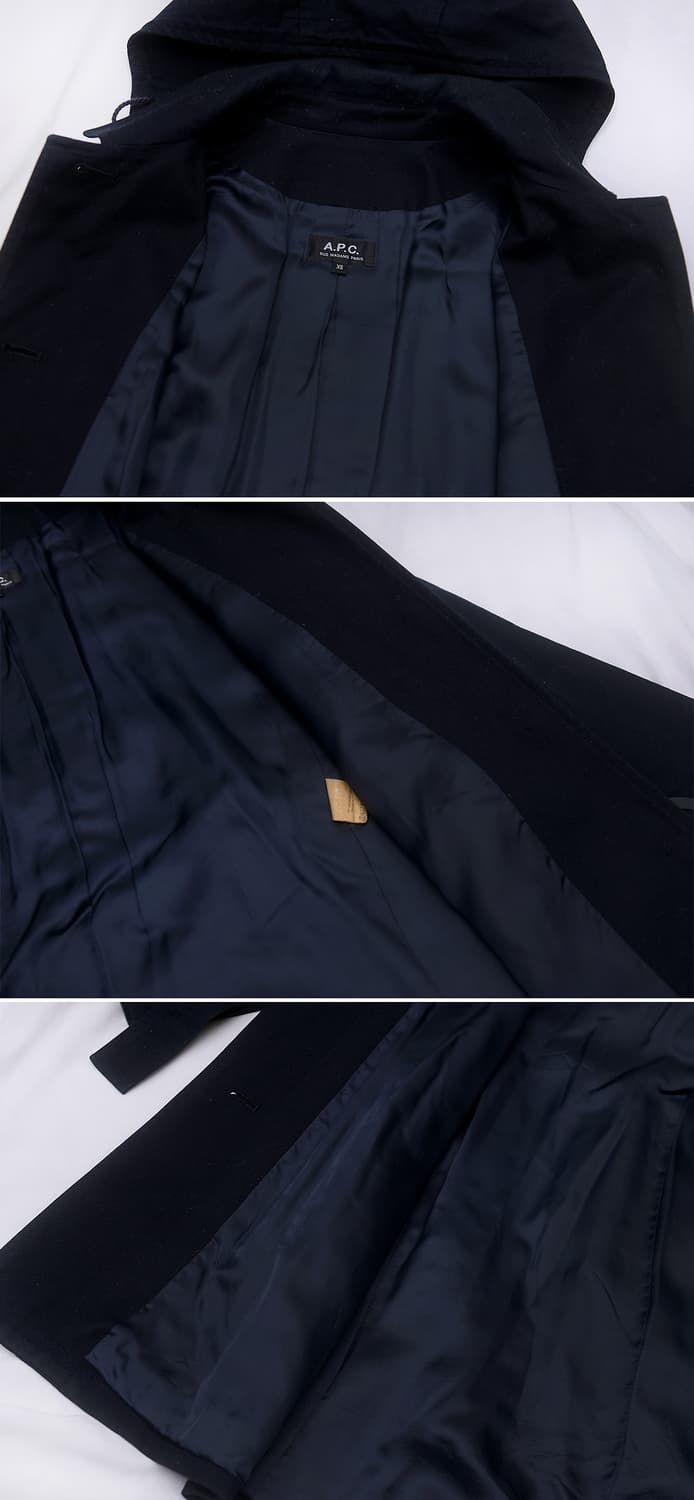 아페쎄 (A.P.C) 후디드 코튼 프렌치 코트자켓 (XS / 85-90) 상품이미지7
