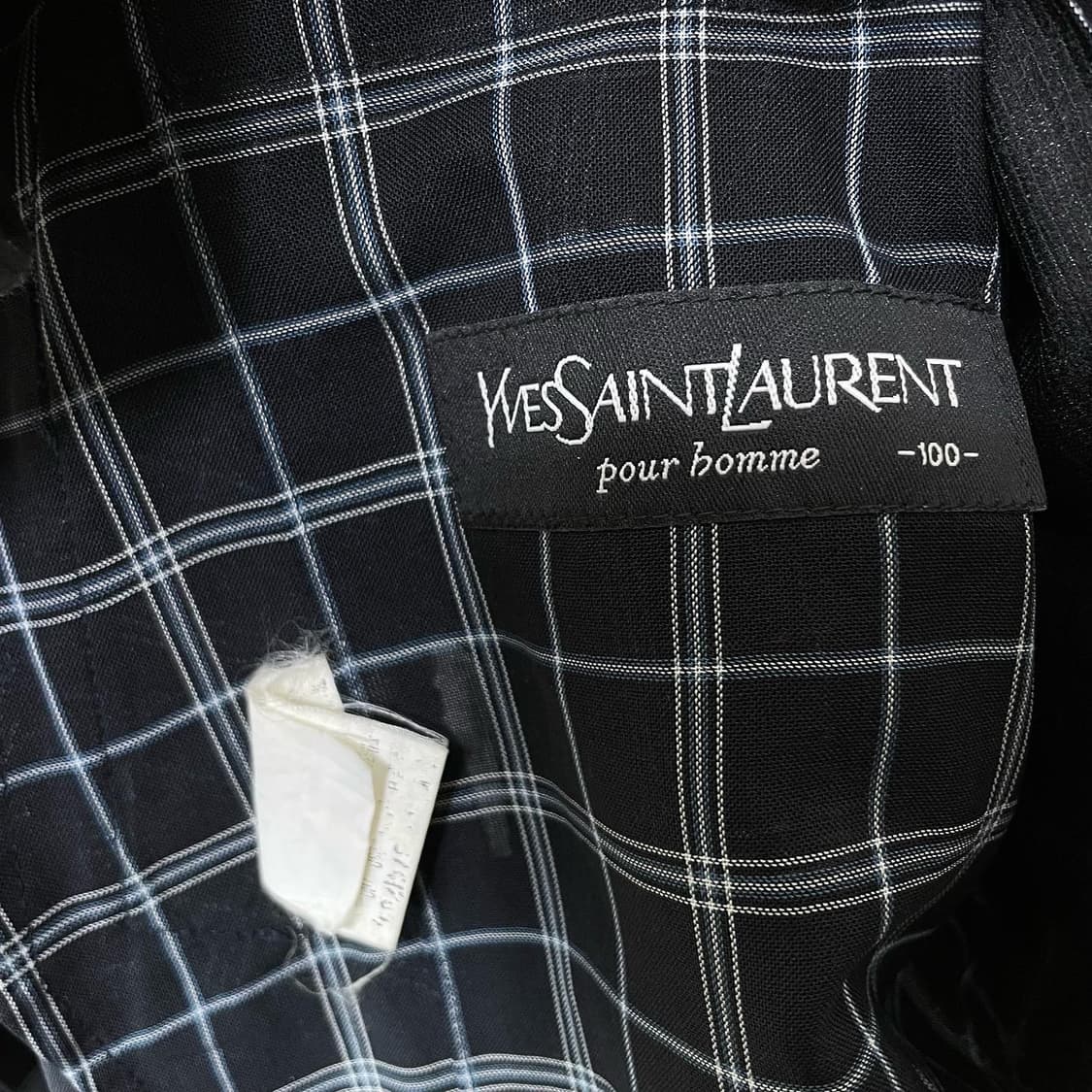 입생로랑 YSL 체크 아세테이트 자켓 상품이미지6