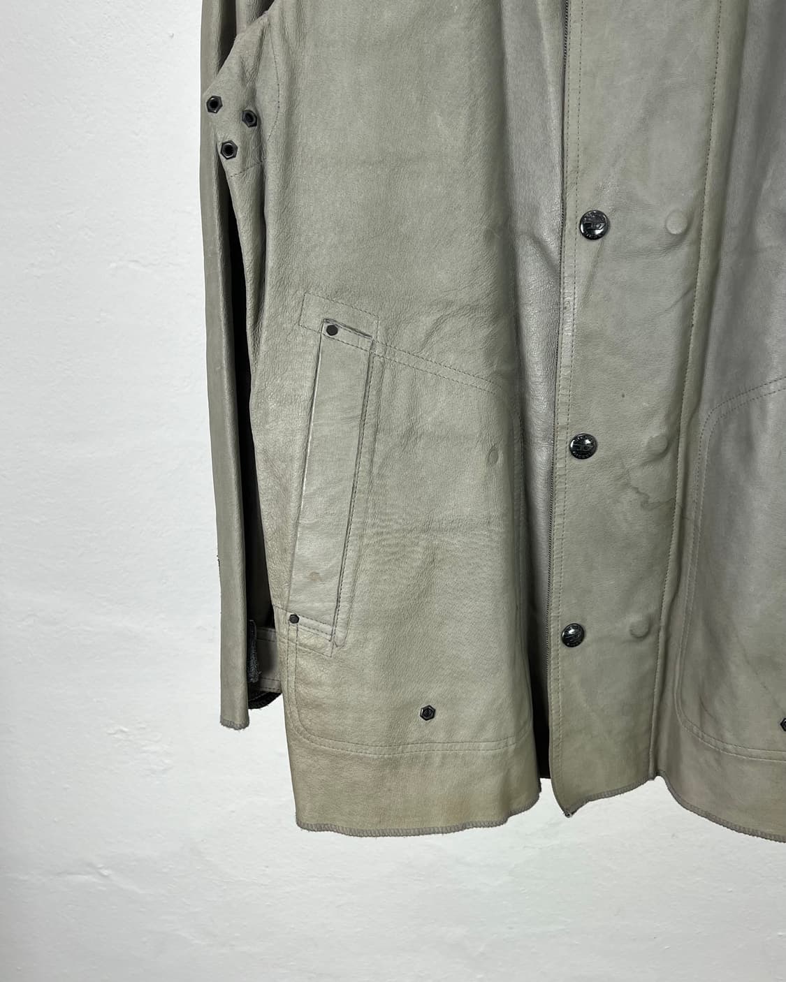 디젤 타임 트래블러스 리버시블 카라 레더 자켓 상품이미지5