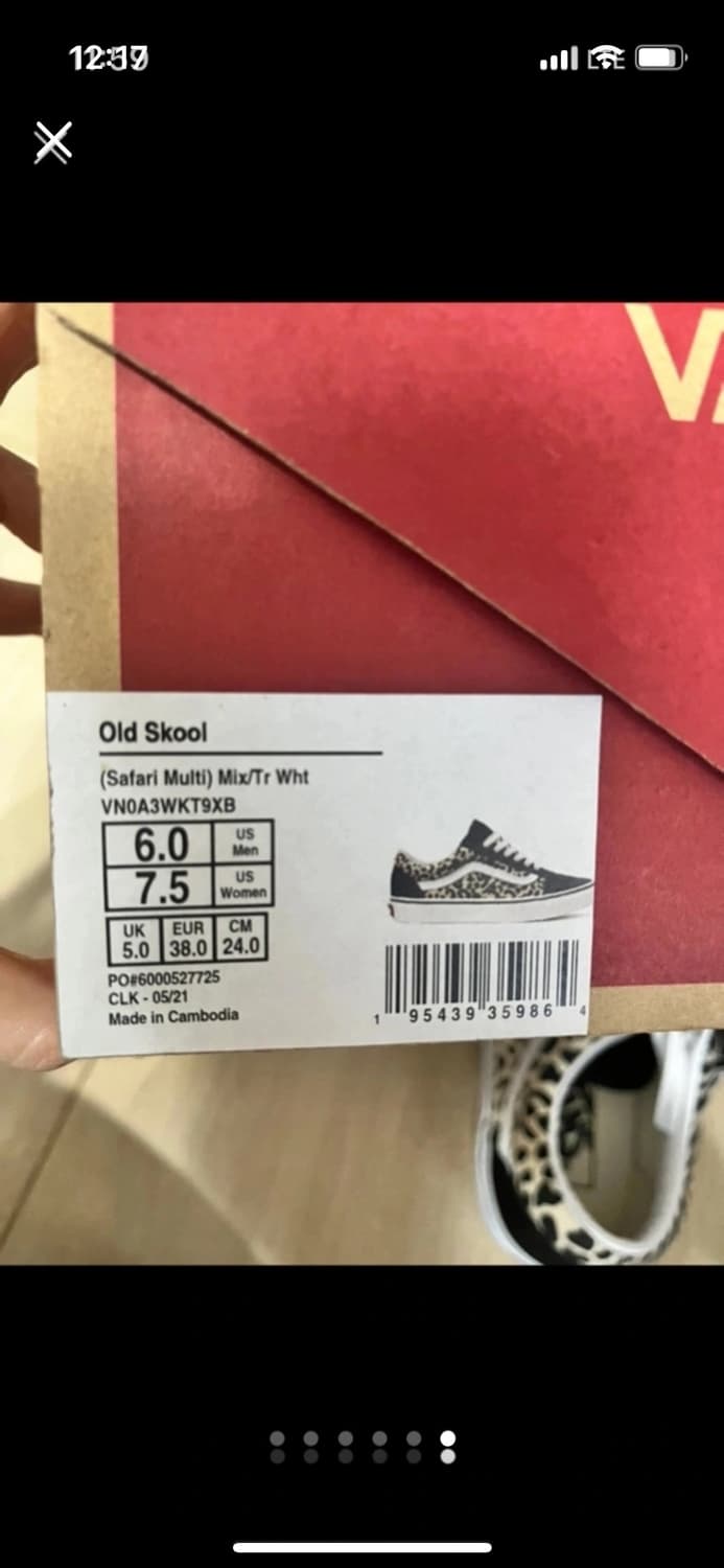 [새상품] 반스 올드스쿨 사파리 멀티 믹스 240 상품이미지5