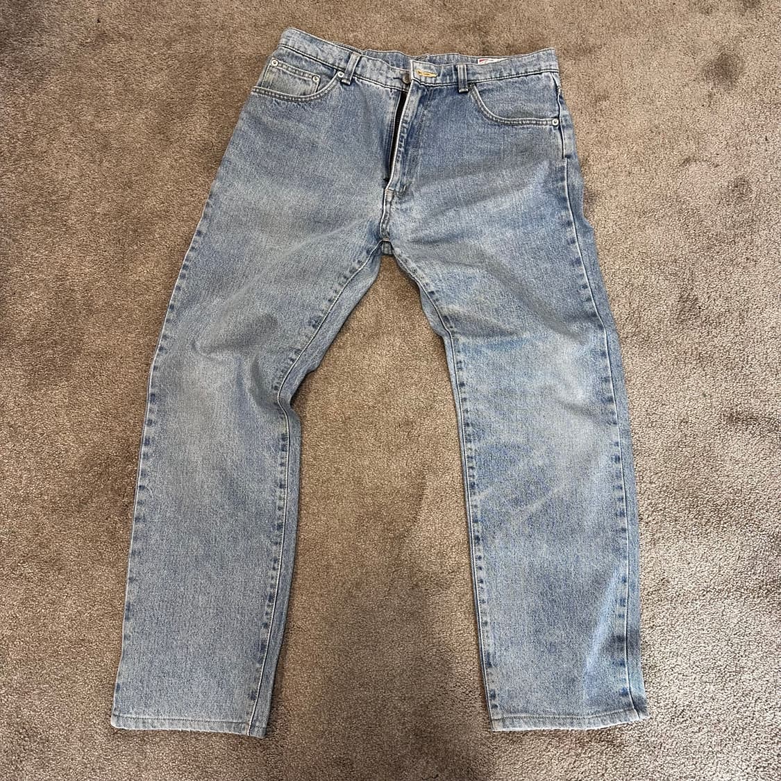 랭글러 프리미엄 레드텝 연청 데님 팬츠(32) 상품이미지3