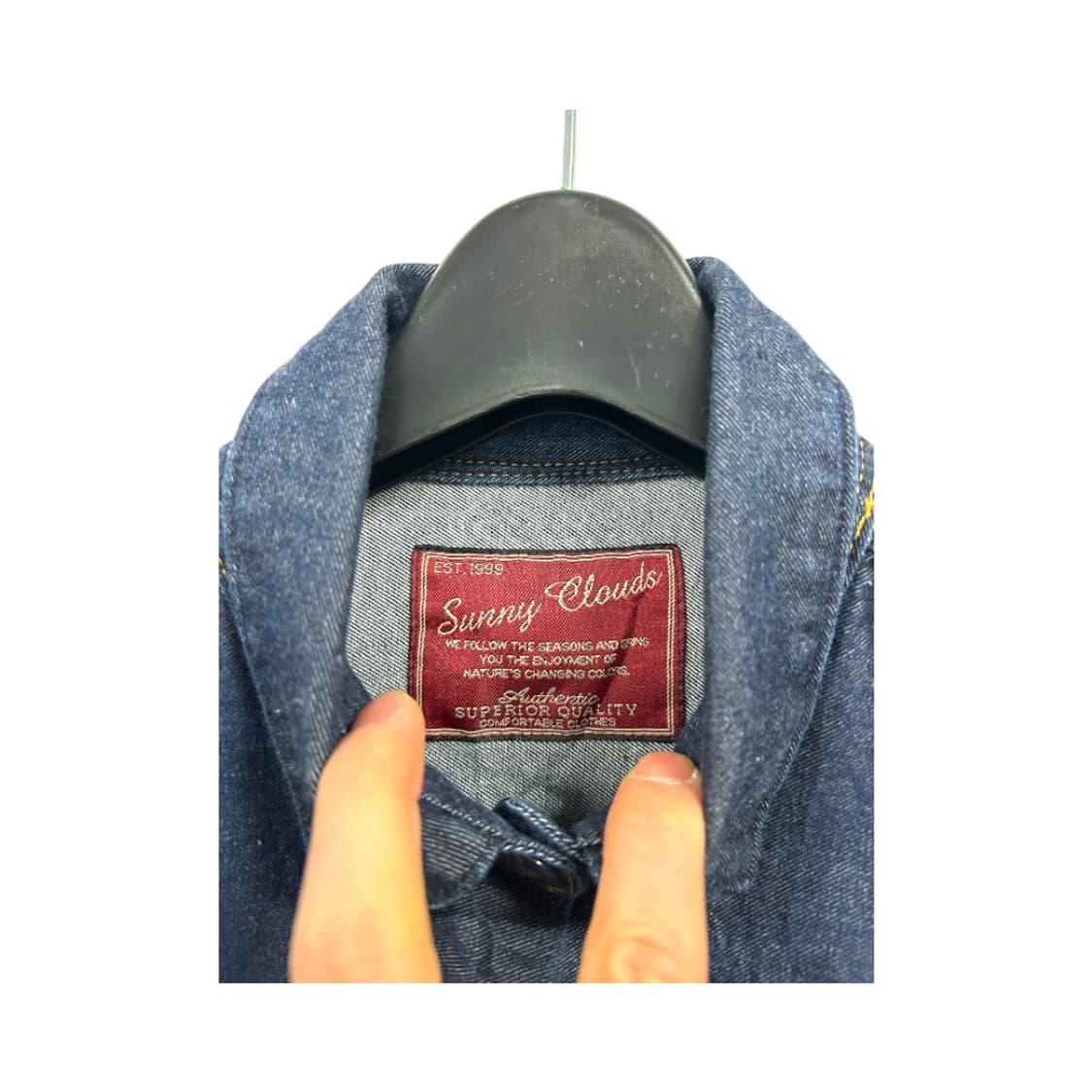 W-M) 써니 클라우즈 JPN 데님 롱 셔츠 원피스 SO-001 상품이미지3