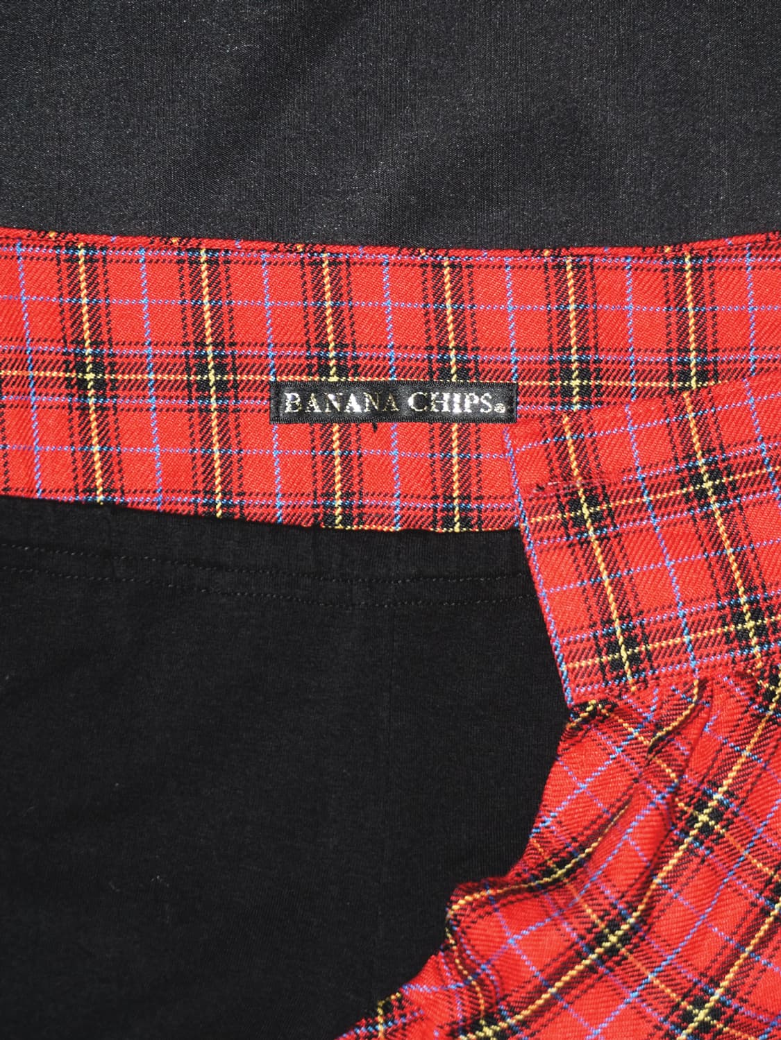 (banana chips) tartan check wrap skort  상품이미지8