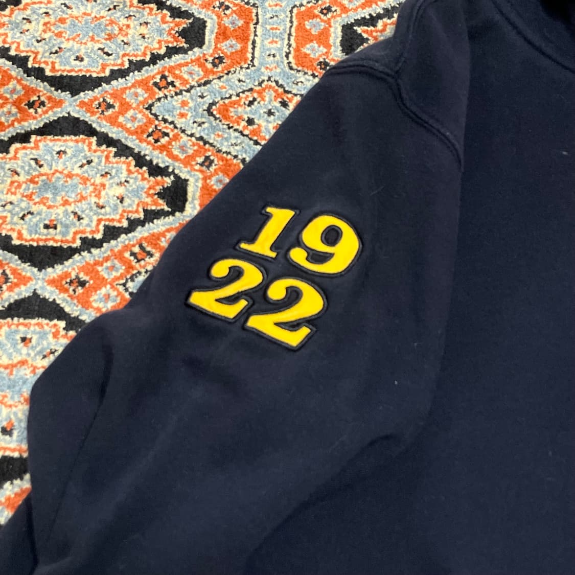 디키즈 사이드 프린팅 네이비 기모 후드집업 남성M  상품이미지4