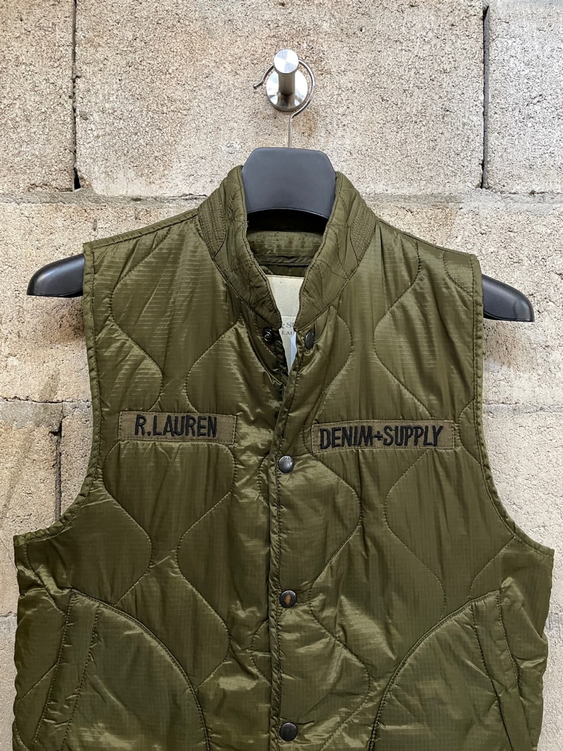데님앤서플라이 랄프로렌 성조기 퀼팅 베스트  상품이미지5