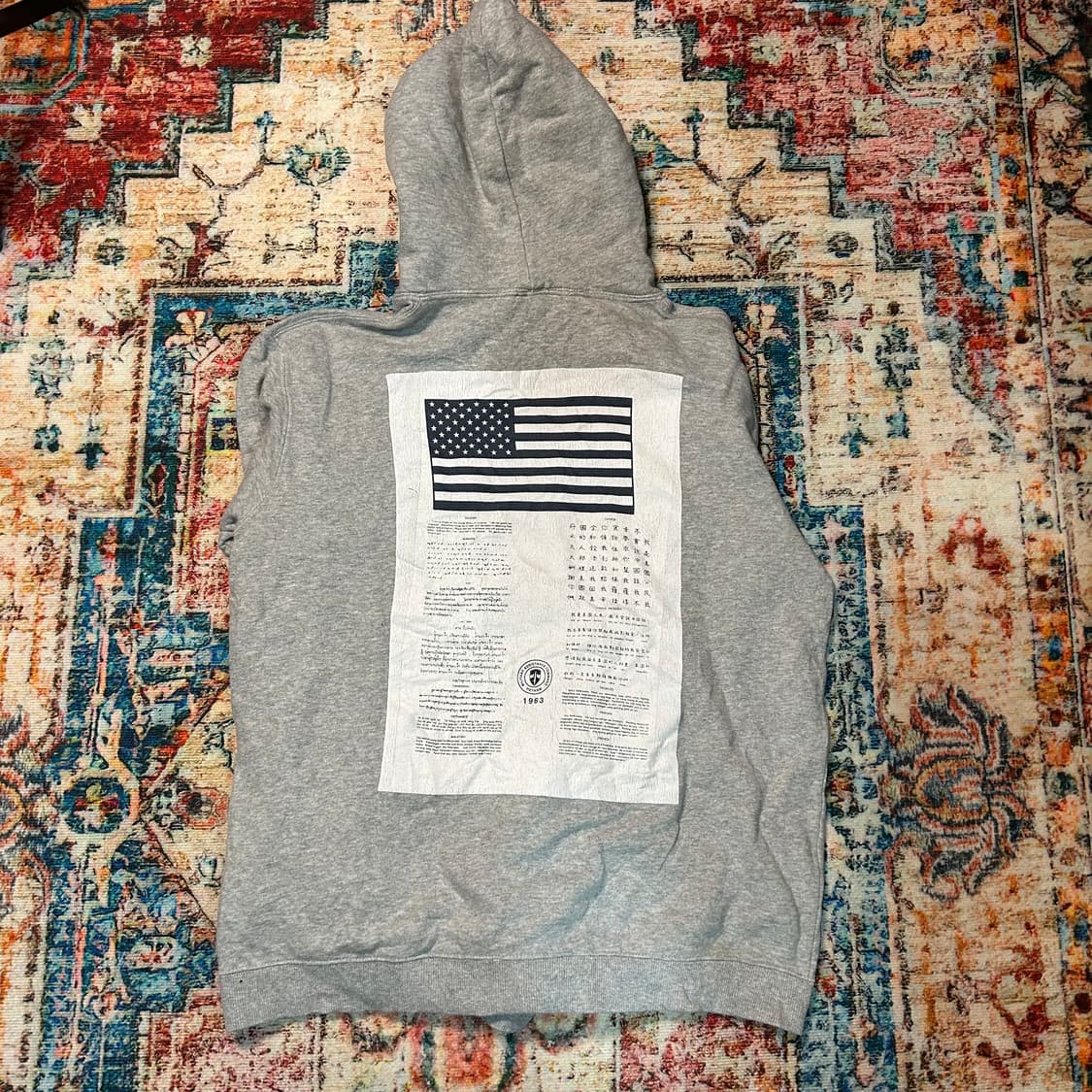 [L] 알파 인더스트리 블러드칫 후드티 상품이미지2