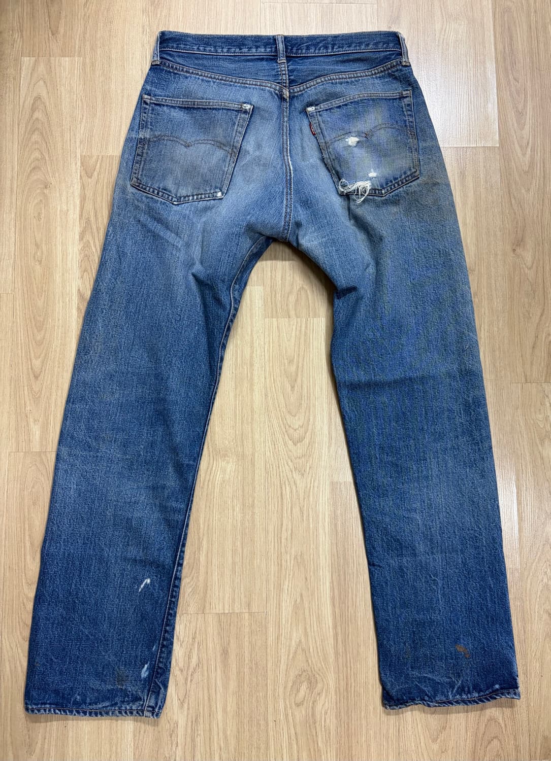 빈티지 60s Levis 리바이스 Big E 데님 팬츠 66전기 상품이미지2