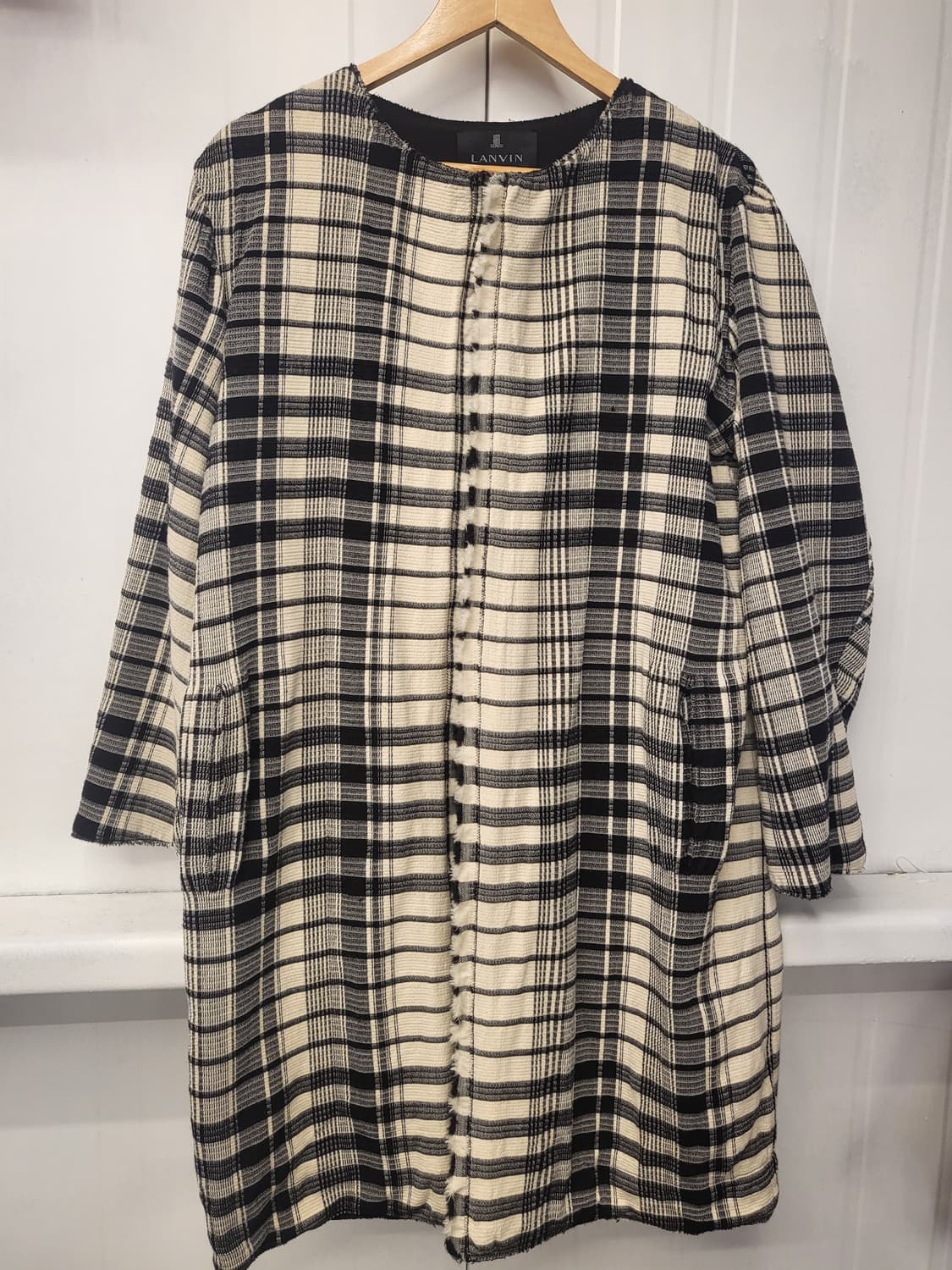 랑방 체크모직 쟈캣 상품이미지2