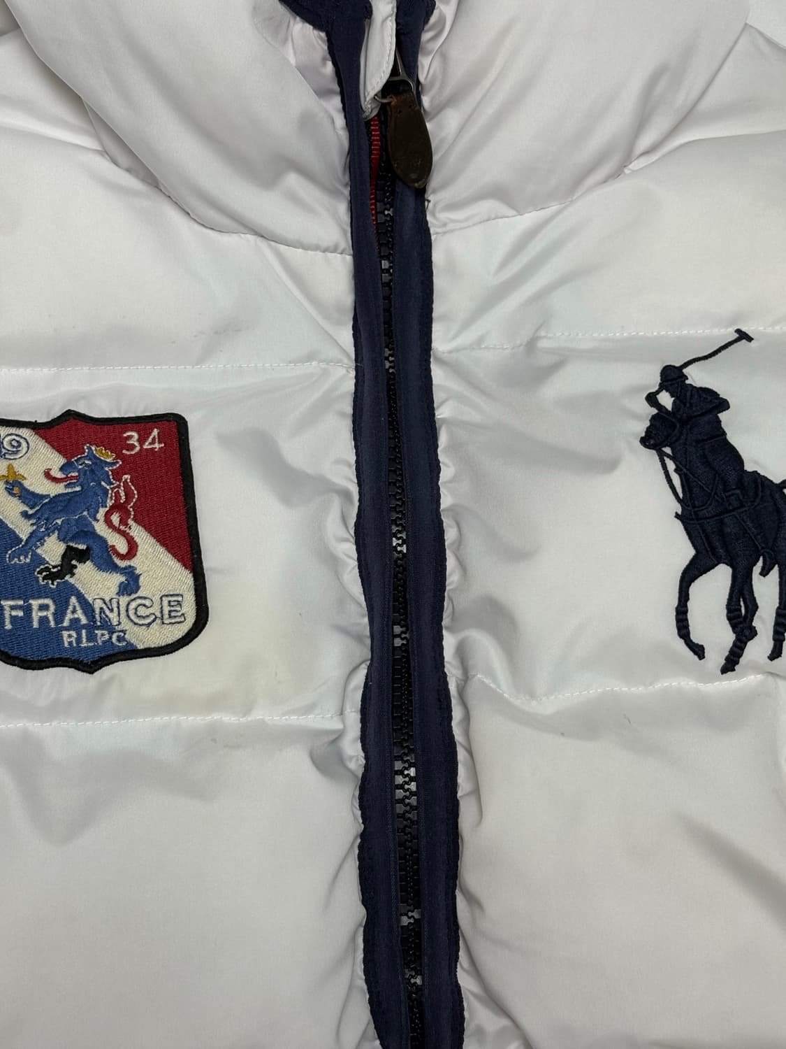 폴로 빅포니 프랑스 패딩 화이트 (유일매물) 상품이미지7