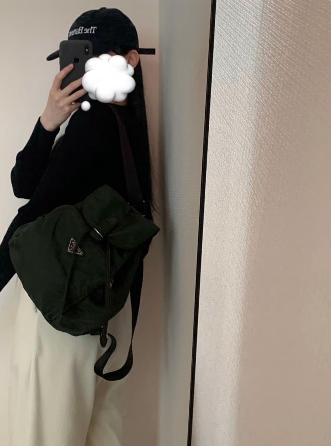 빈티지 프라다 포코노 백팩 카키 상품이미지2