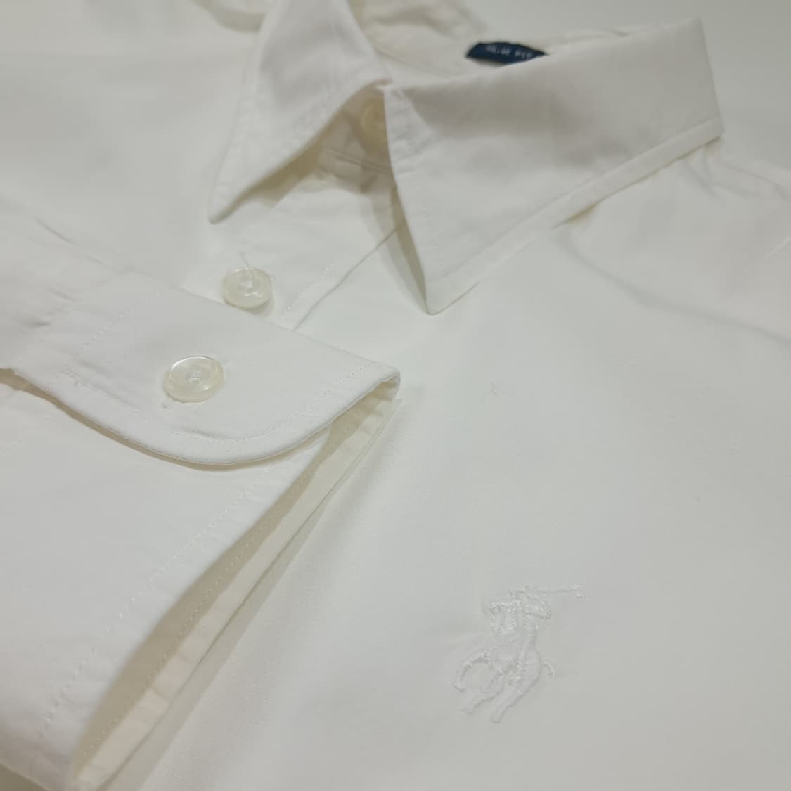 CL895 XL 폴로 00s 엘라스틴 화이트포니 화이트 셔츠 남방 상품이미지4