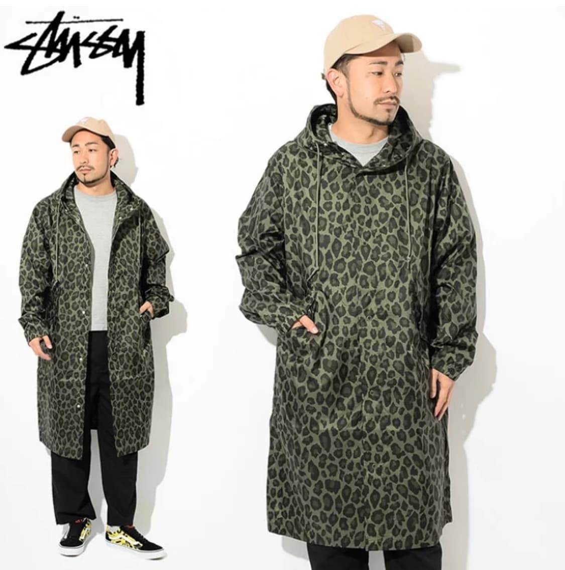 STUSSY 스투시 립스탑 레오파드 자켓 / XL 상품이미지1