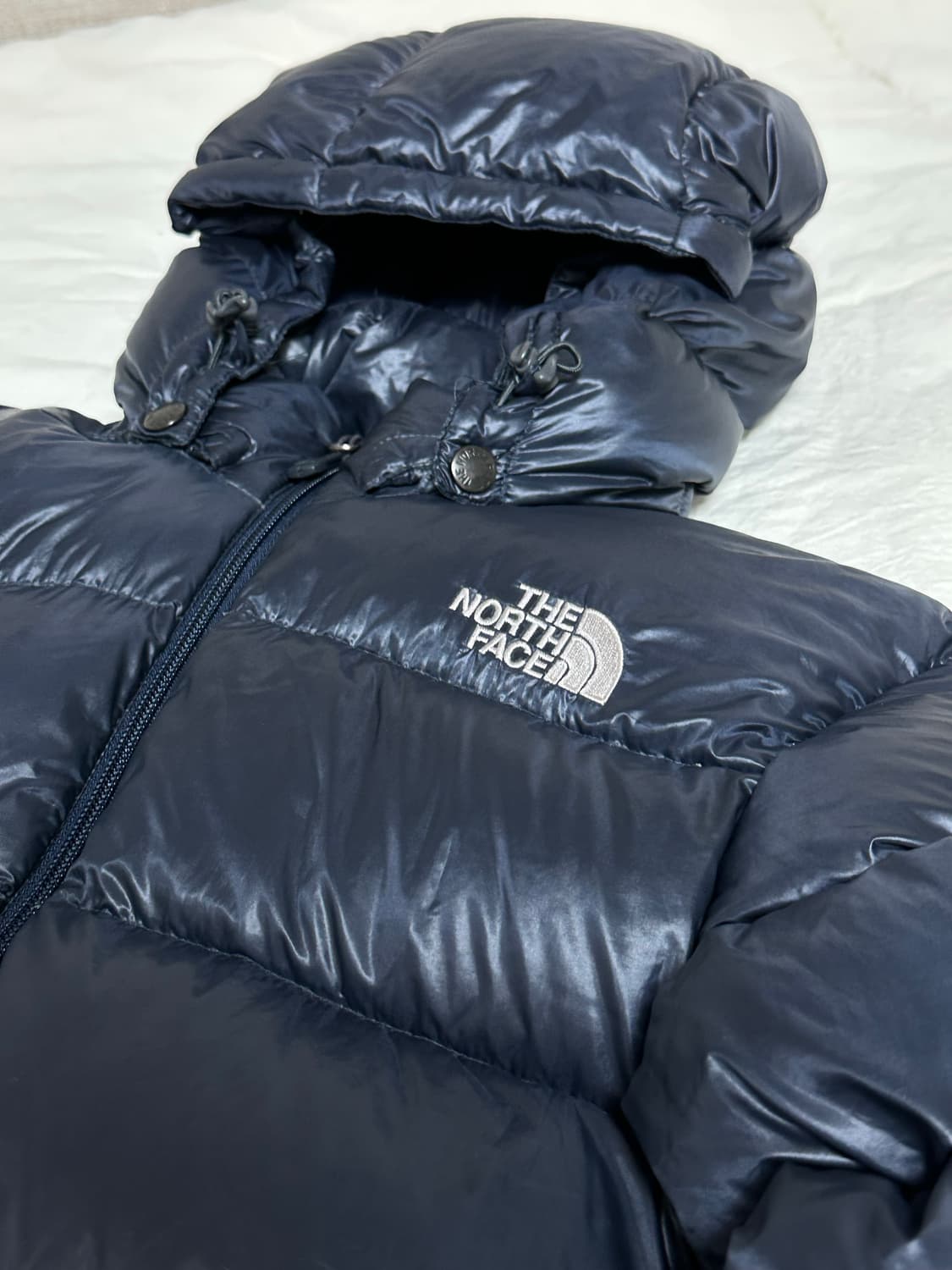노스페이스 700 구스다운 경량패딩 네이비 90 스몰여성 상품이미지4