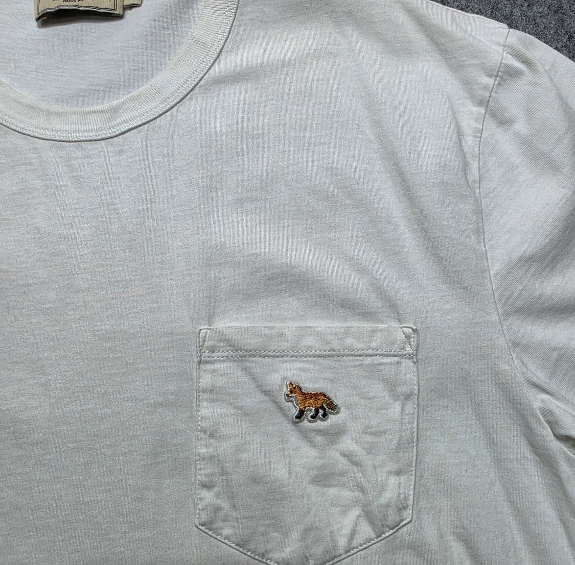 메종키츠네 프로파일 폭스 포켓 반팔티 XL 상품이미지4