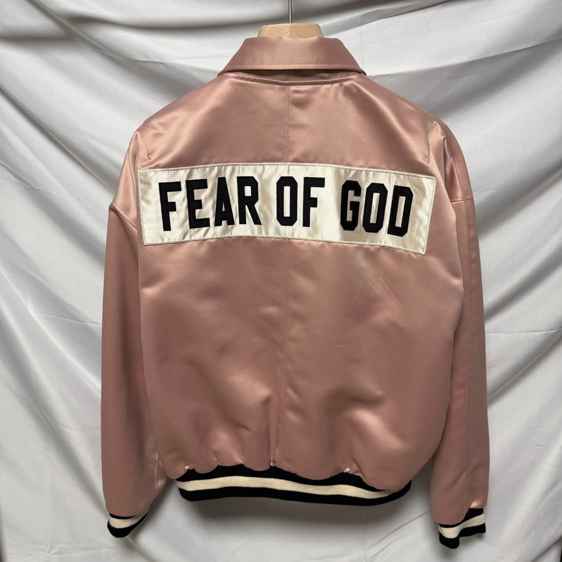 [M/정품] 피어오브갓 사틴 베이스볼 바시티 자켓 상품이미지5