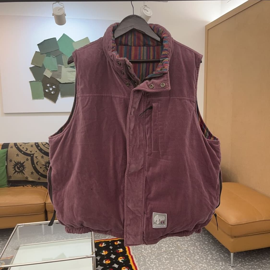 디스이즈네버댓X그레이트풀데드 히피 리버시블 패딩 조끼 110 C07529 상품이미지5