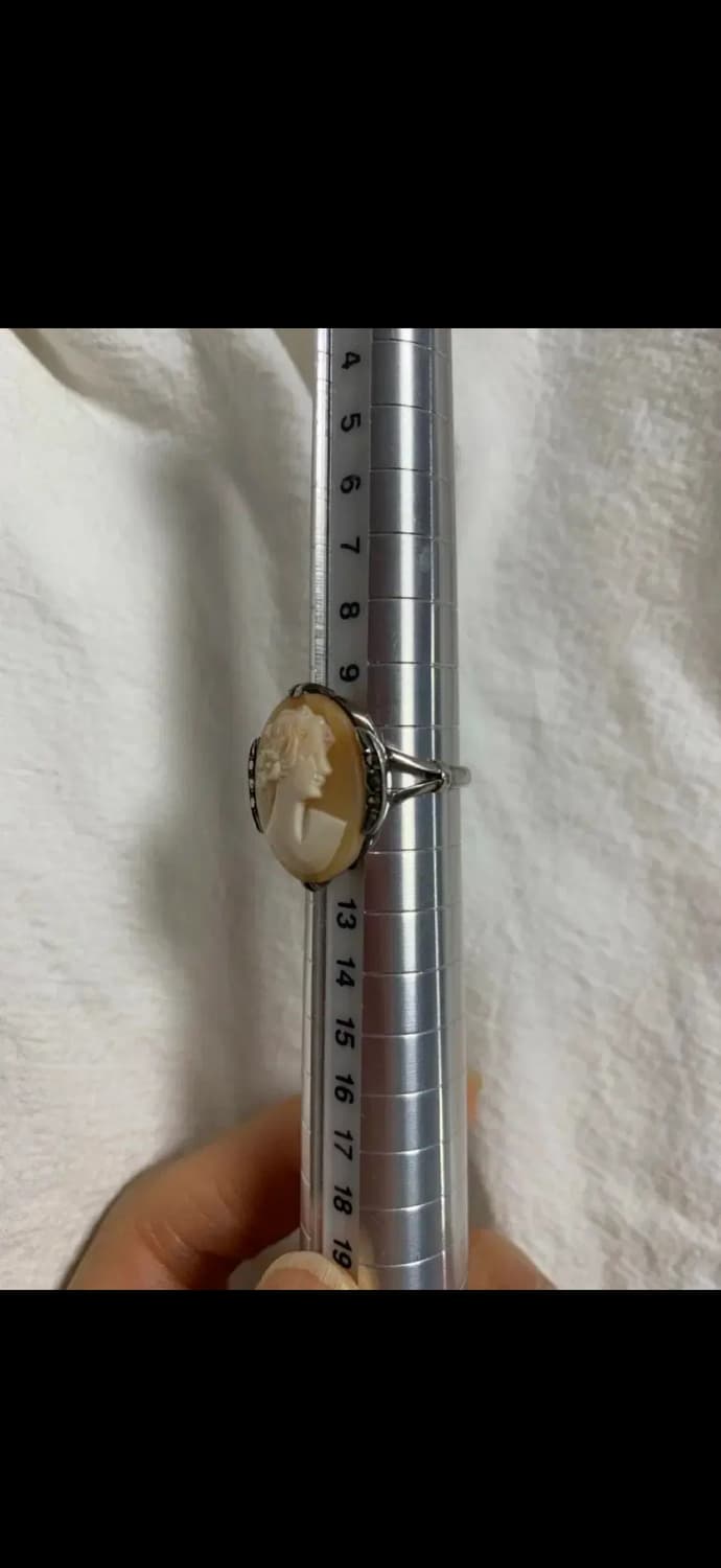 빈티지 리얼카메오 링  상품이미지6
