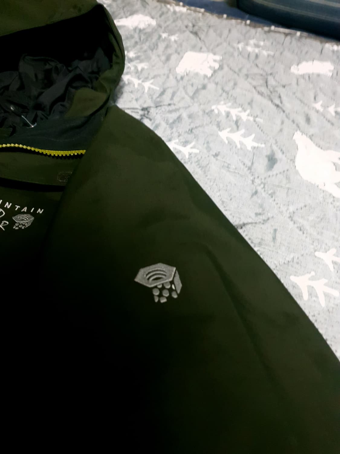 마운틴하드웨어 드라이큐 고프코어 바람막이 자켓 카키 (M) 상품이미지4