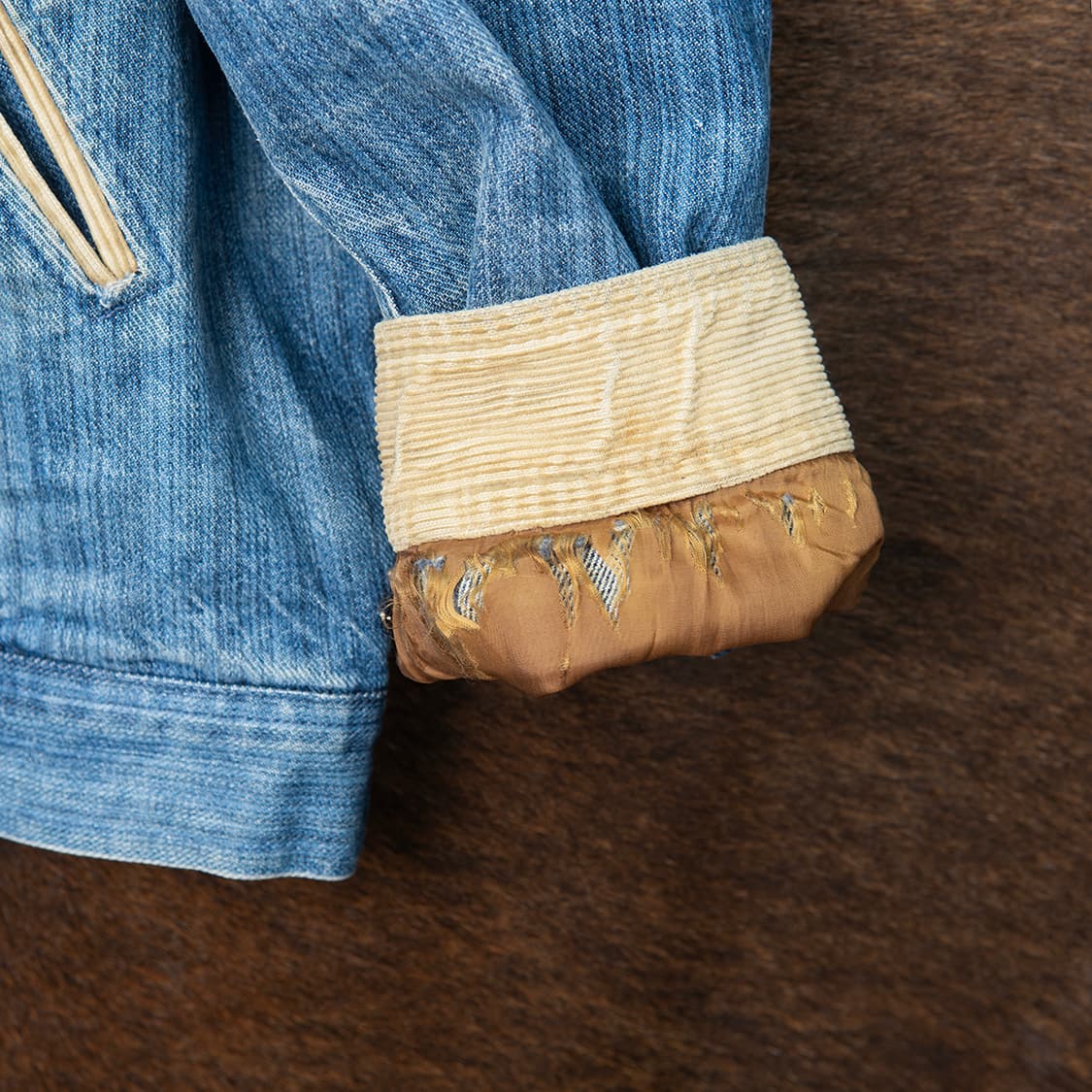 [108] 90s~ 폴로 랄프로렌 블랭킷 라이닝 데님자켓 스윙탑  상품이미지5