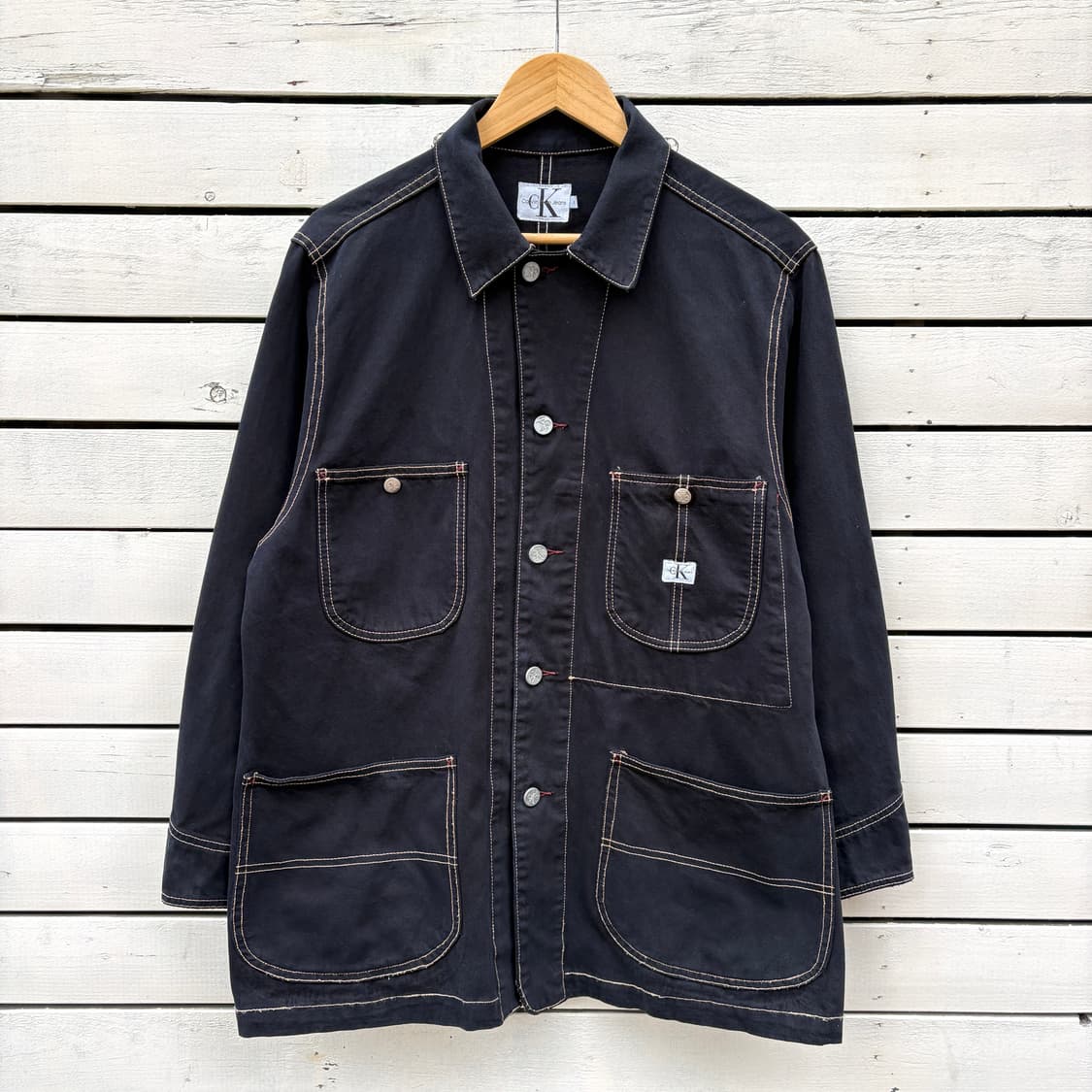 Calvin Klein 90s 캘빈클라인 made in usa 초어자켓 상품이미지1