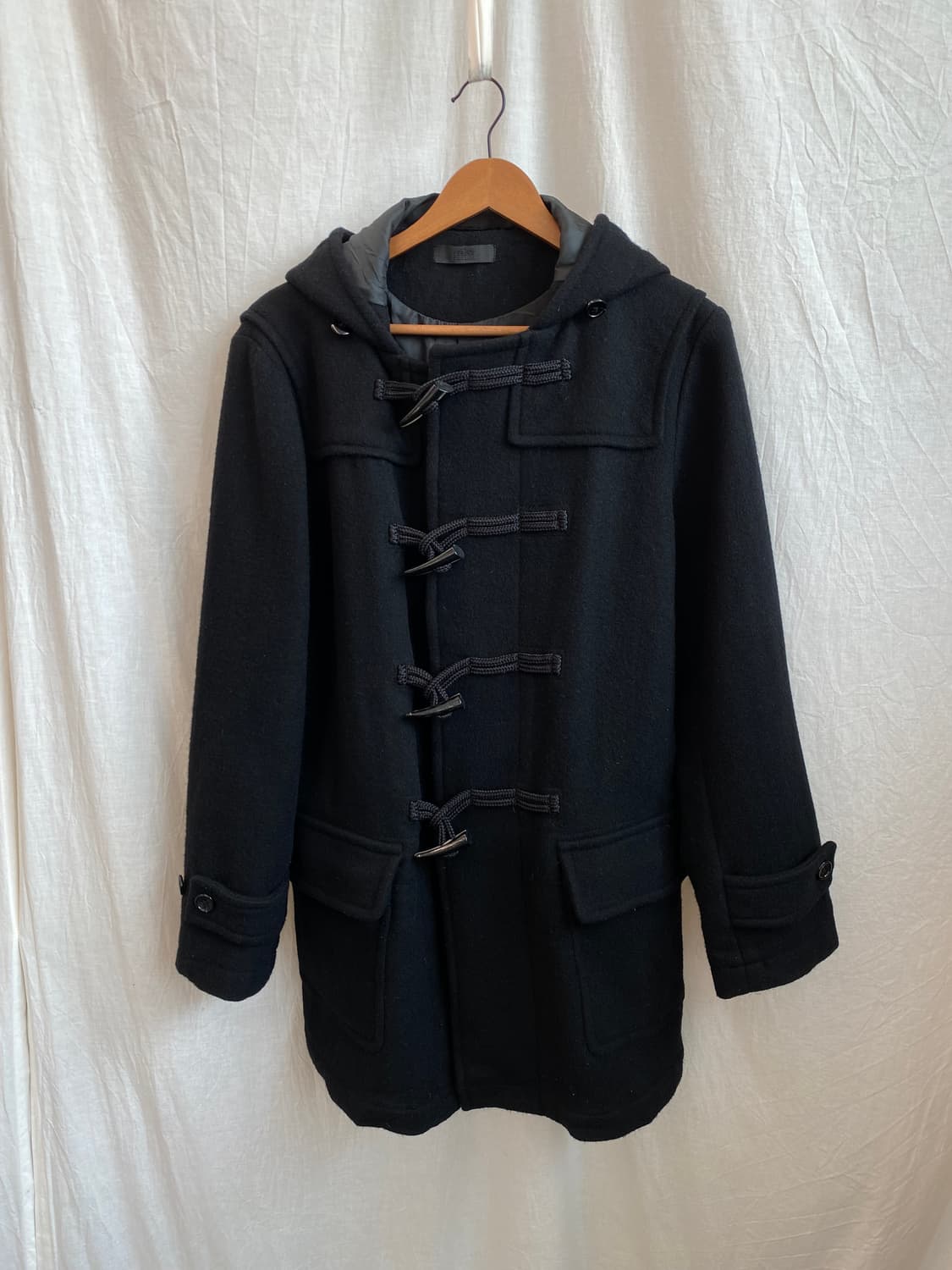 UNIQLO 울혼방 더플코트(L) 상품이미지1