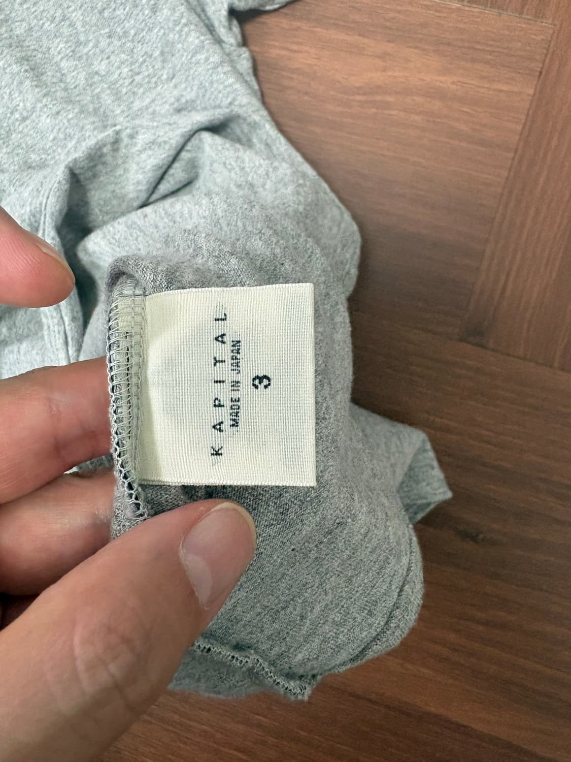 캐피탈 탑 텐지쿠 링거 티셔츠 비터 패키쉬 보위 Pt 그레이 상품이미지5