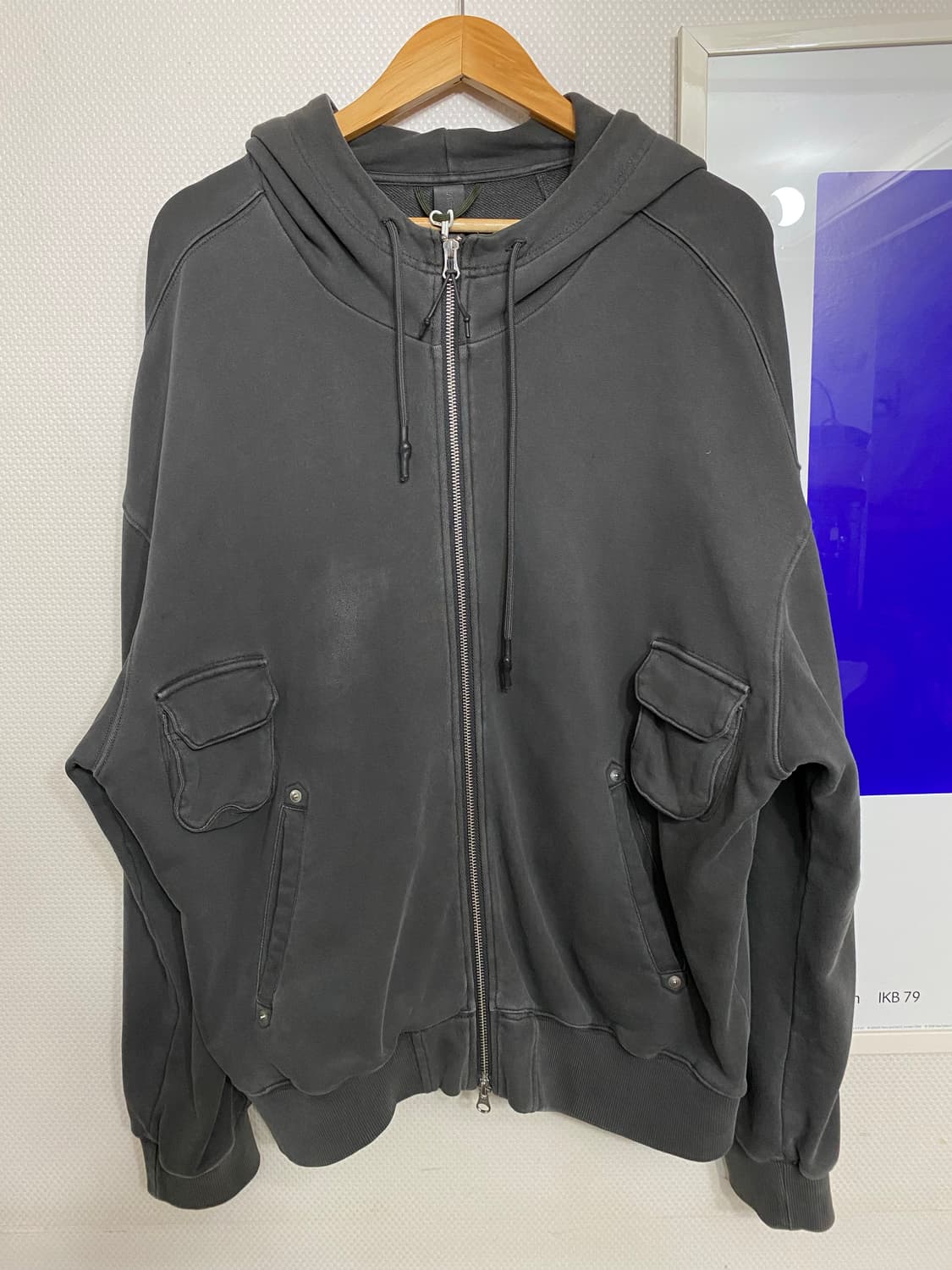 [L] 언어펙티드 DYED 4P HOODIE ZIP UP 후드 집업 상품이미지1