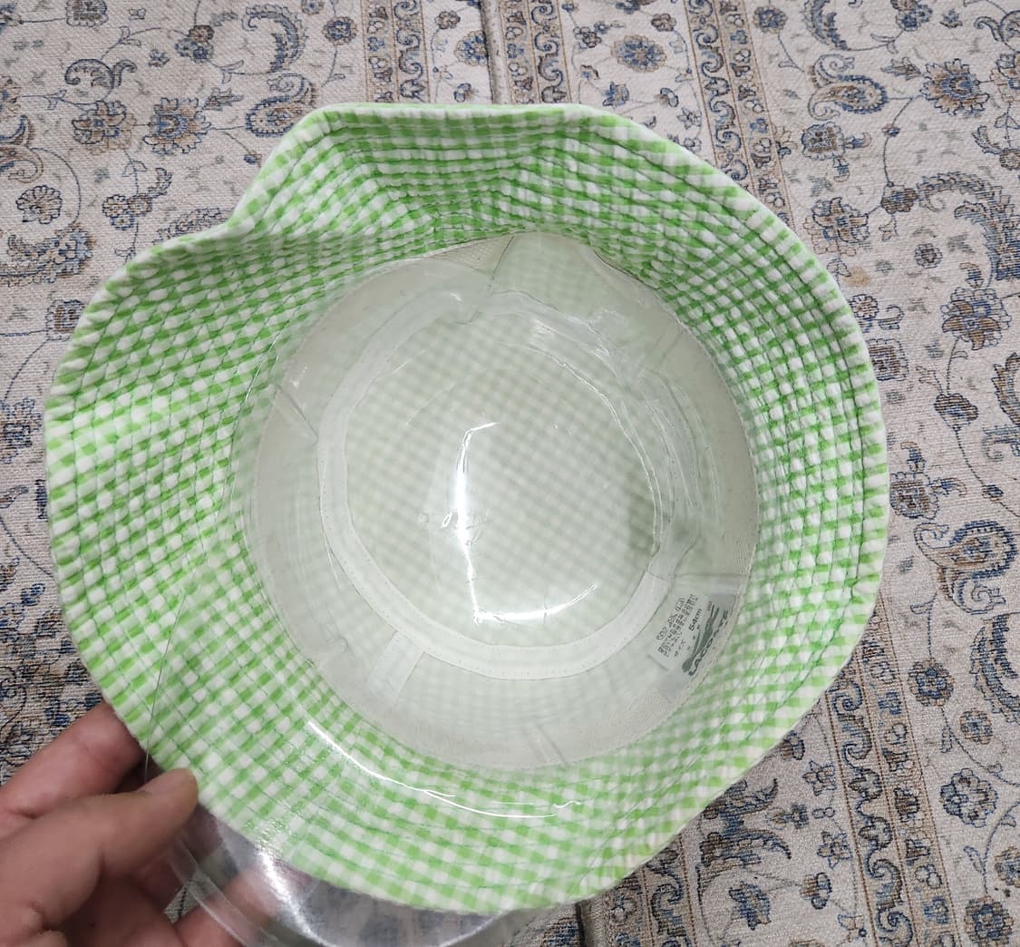 라코스테 시어서커 깅엄체크 버킷햇 상품이미지4