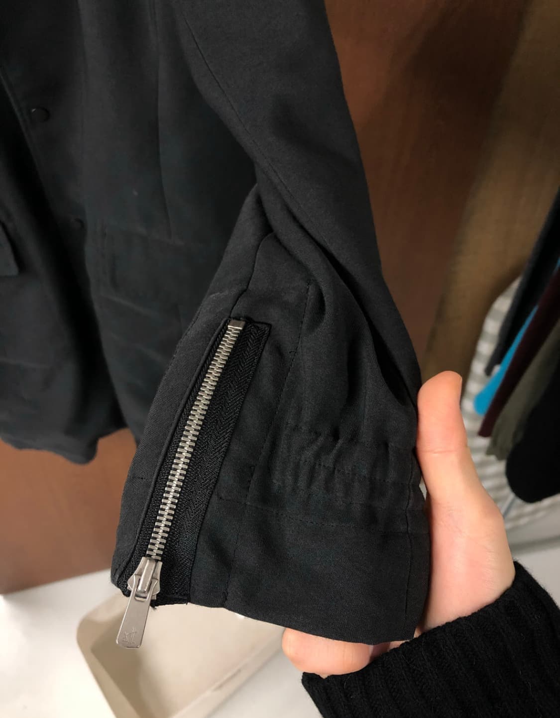 Nonnative 사선 지퍼 코트 0 상품이미지4