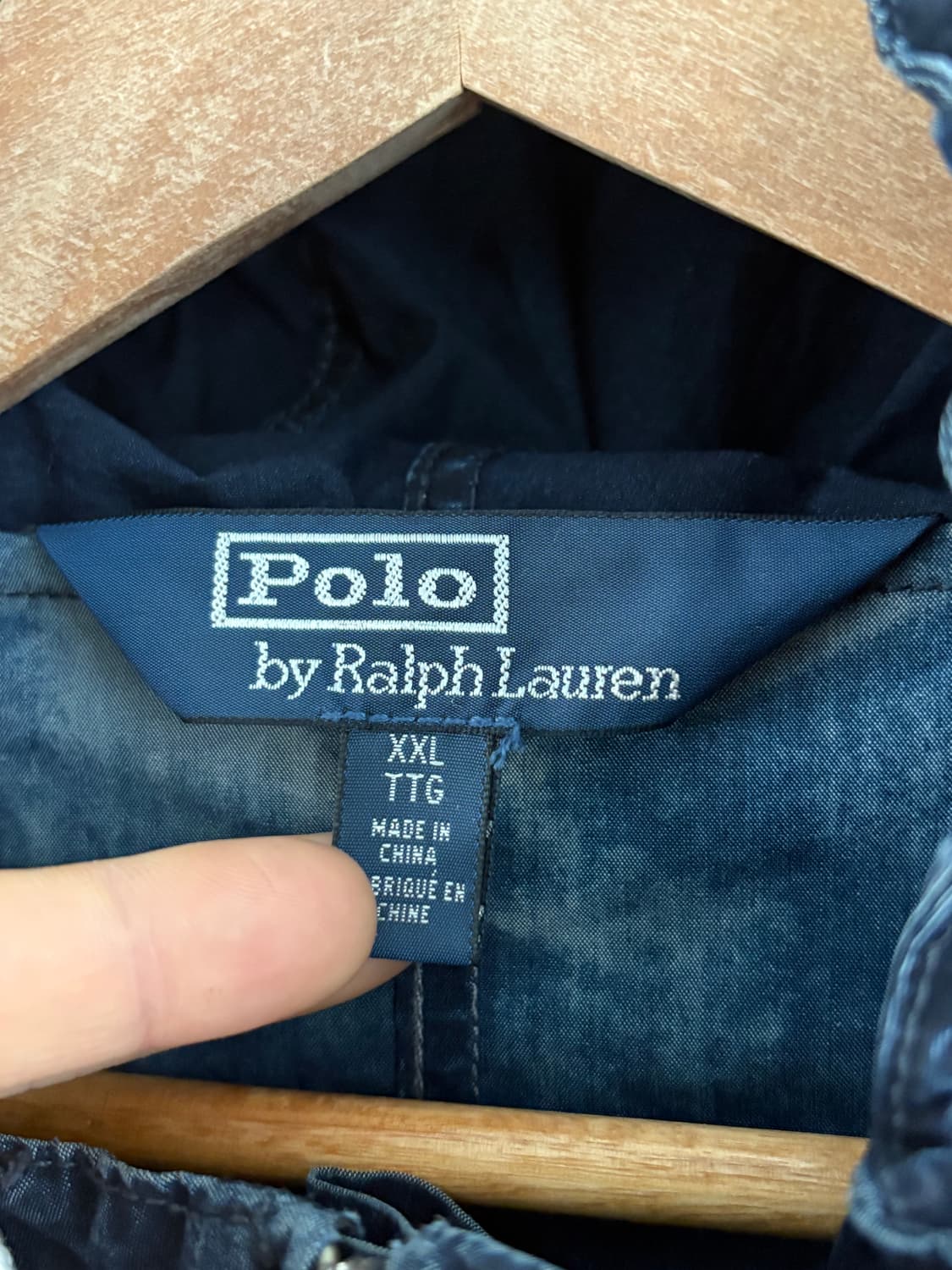 Polo 폴로랄프로렌 1992 스타디움 컬렉션 인디고 아노락 자켓  ​ 상품이미지3