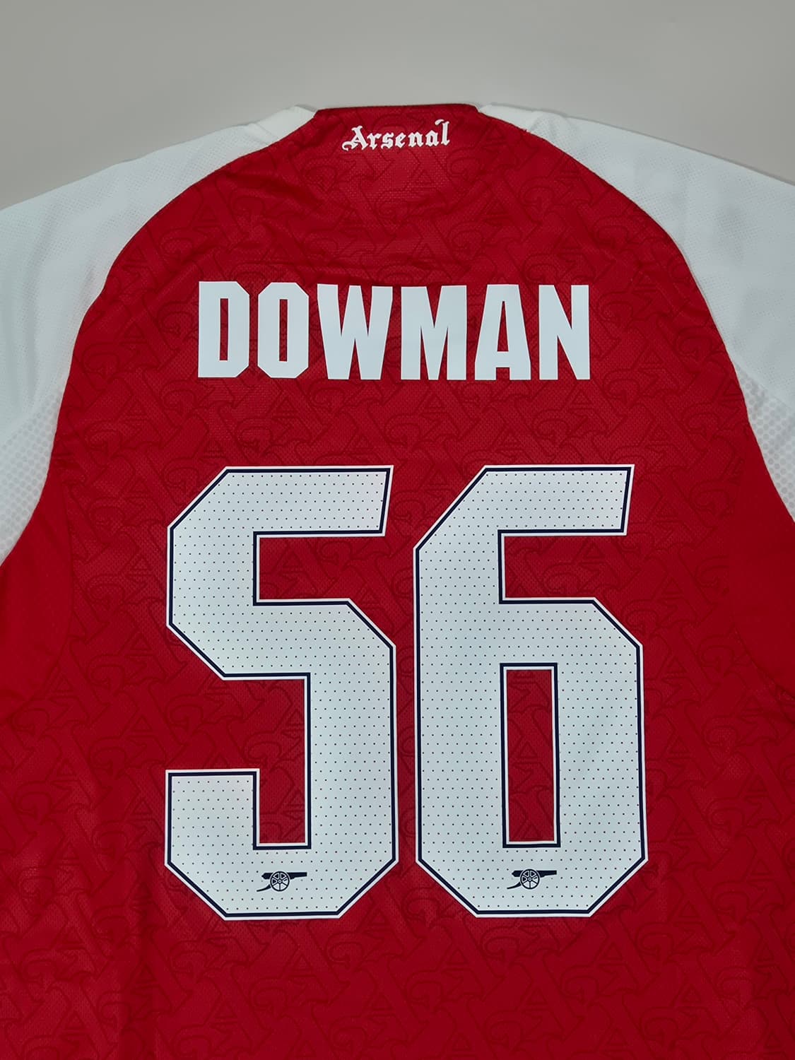 25-26 아스날 홈킷 FA컵 패치 맥스 다우먼 유니폼 L 상품이미지7
