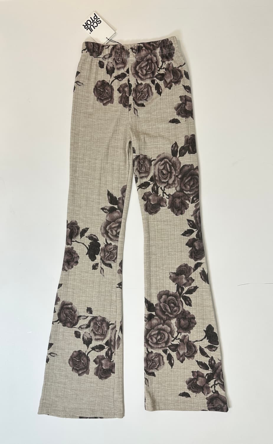 새상품)스컬프터 플라워 부츠컷 팬츠 (L) 상품이미지2