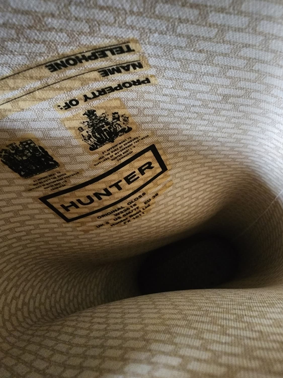 헌터 레인부츠 유광 톨 240 상품이미지6