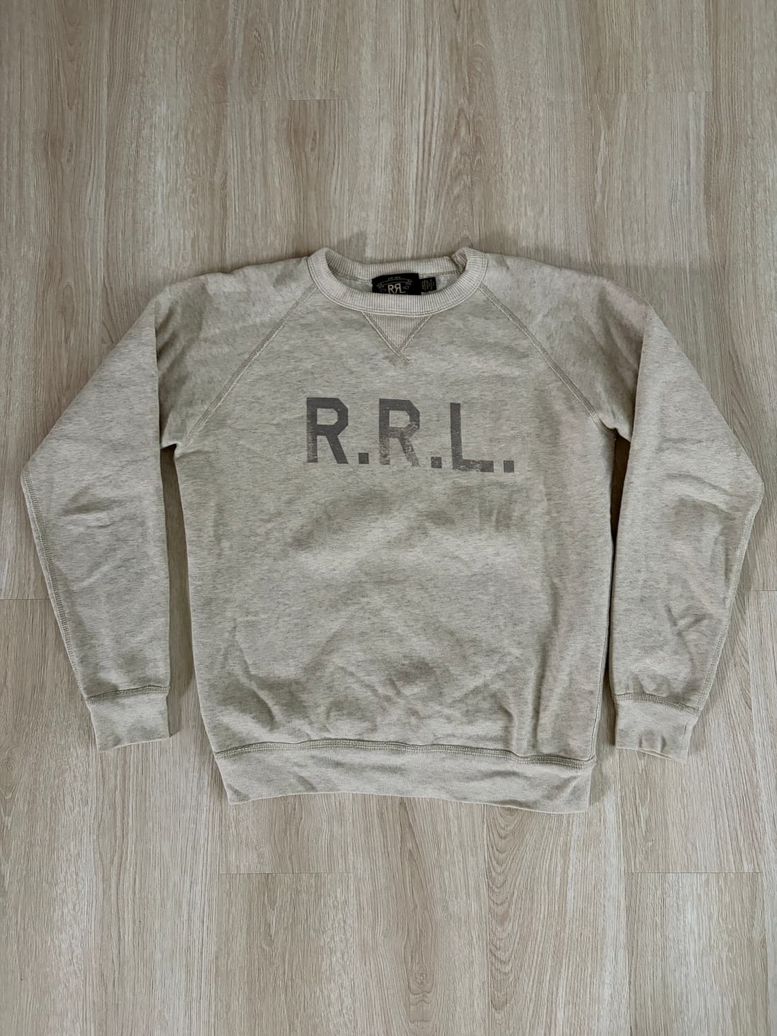 rrl 더블알엘 맨투맨 오트밀 s 상품이미지2