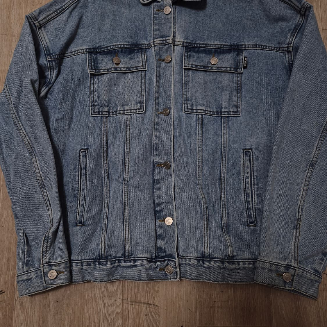 RESPECT 리스팩트 클래식 연청 데님 트러커 자켓 L(100) 상품이미지3