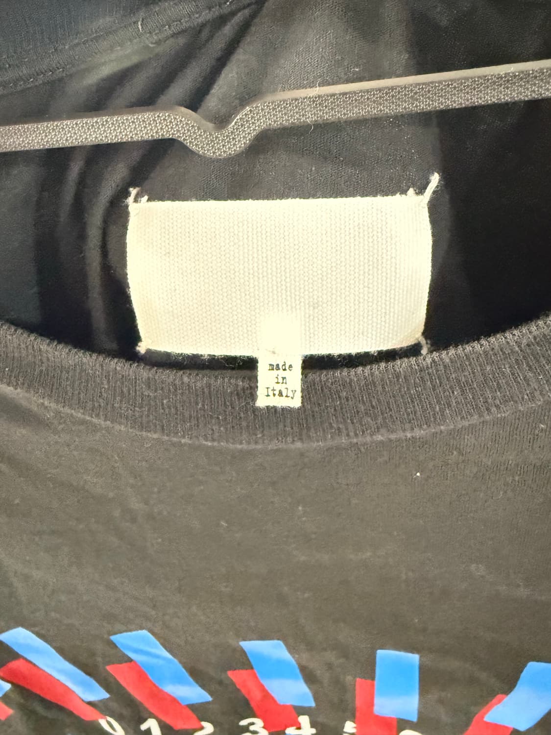 메종 마르지엘라 넘버링 블랙 반팔 티셔츠 54 상품이미지4