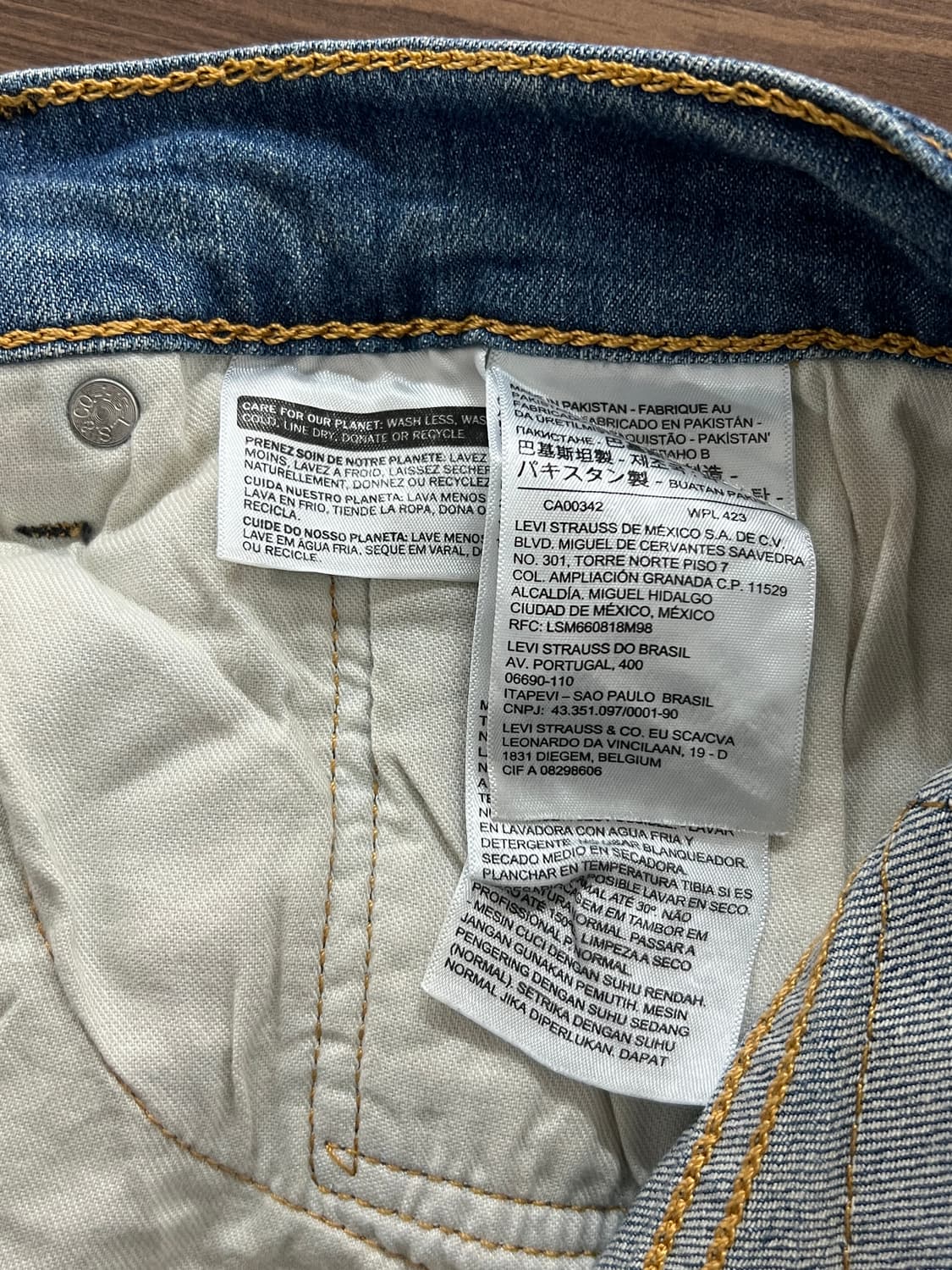 Levis 559 리바이스 릴랙스드 핏 데님 팬츠 상품이미지6