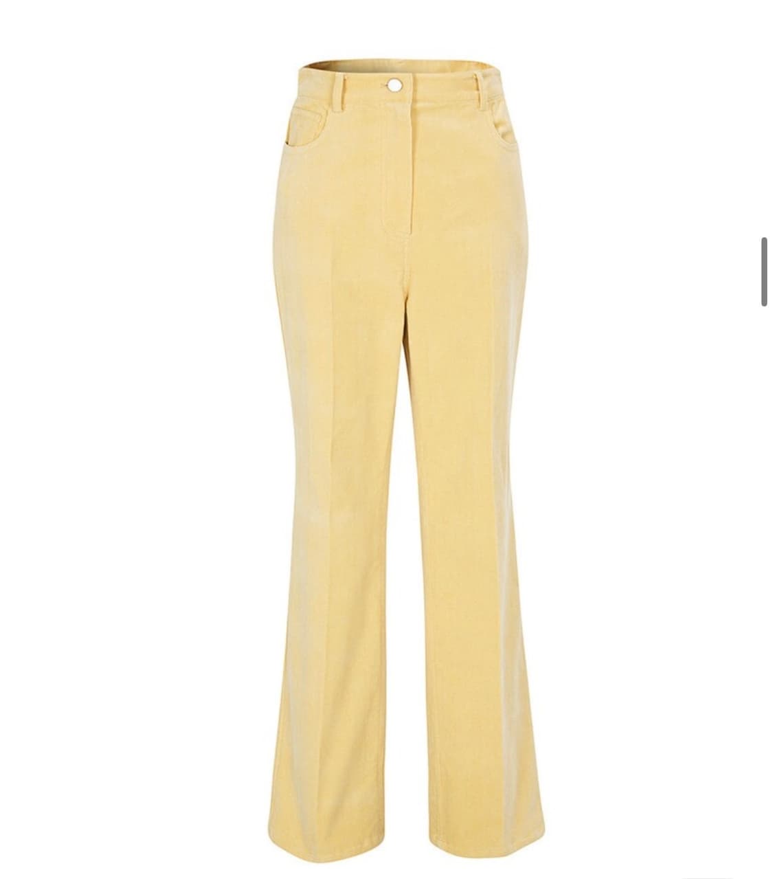포니테일 제너 코듀로이팬츠 마가린옐로우 M 상품이미지6