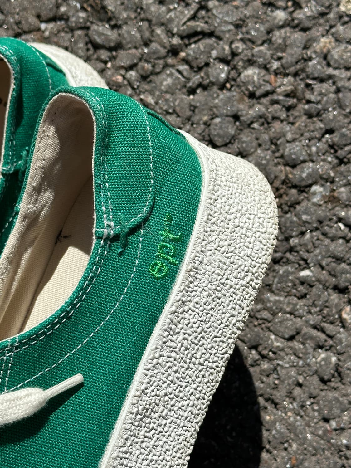 [260] EPT DIVE 캔버스 스니커즈 그린 로우탑 스케이트 슈즈 상품이미지4