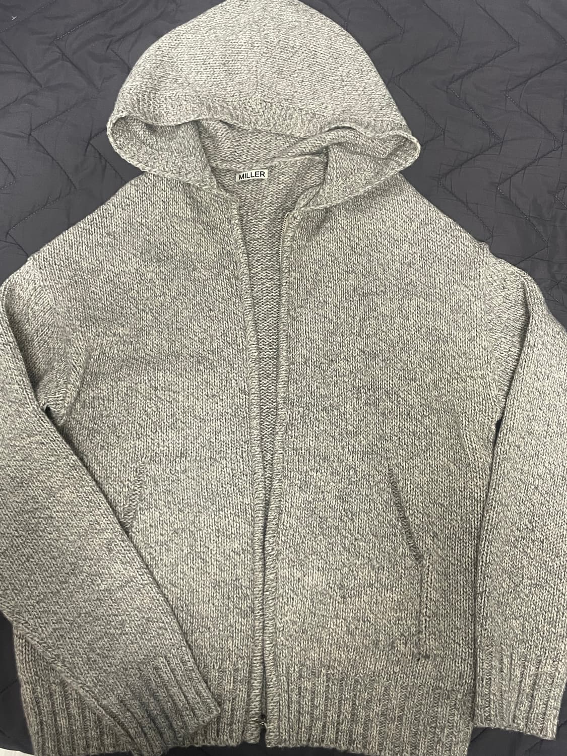 애프터 먼데이 니트후드집업 상품이미지1