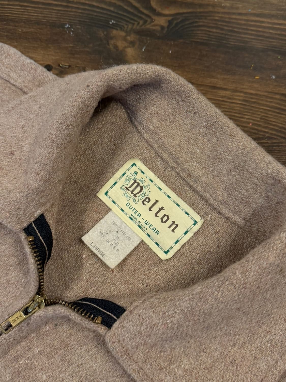 멜톤 트러커 자켓 남성100 상품이미지7