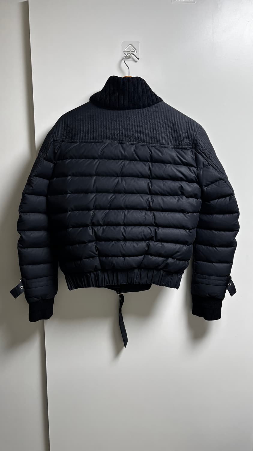 발망 14fw 바이커 니트 카라 패딩 봄버 s사이즈 상품이미지3