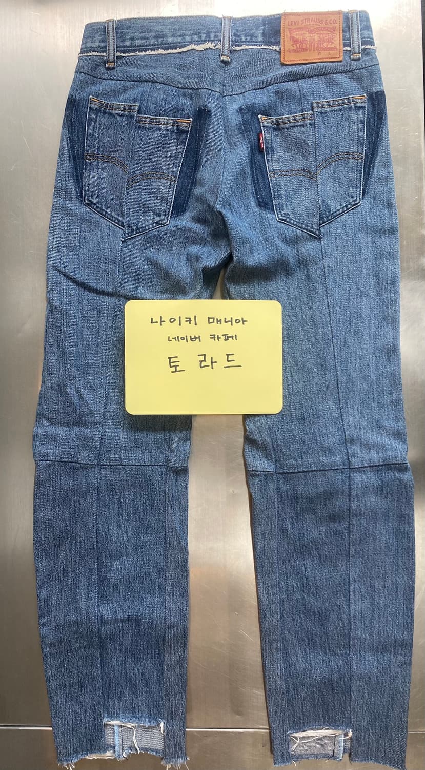 베트멍 리바이스 리워크 데님진 옴므 S 상품이미지4